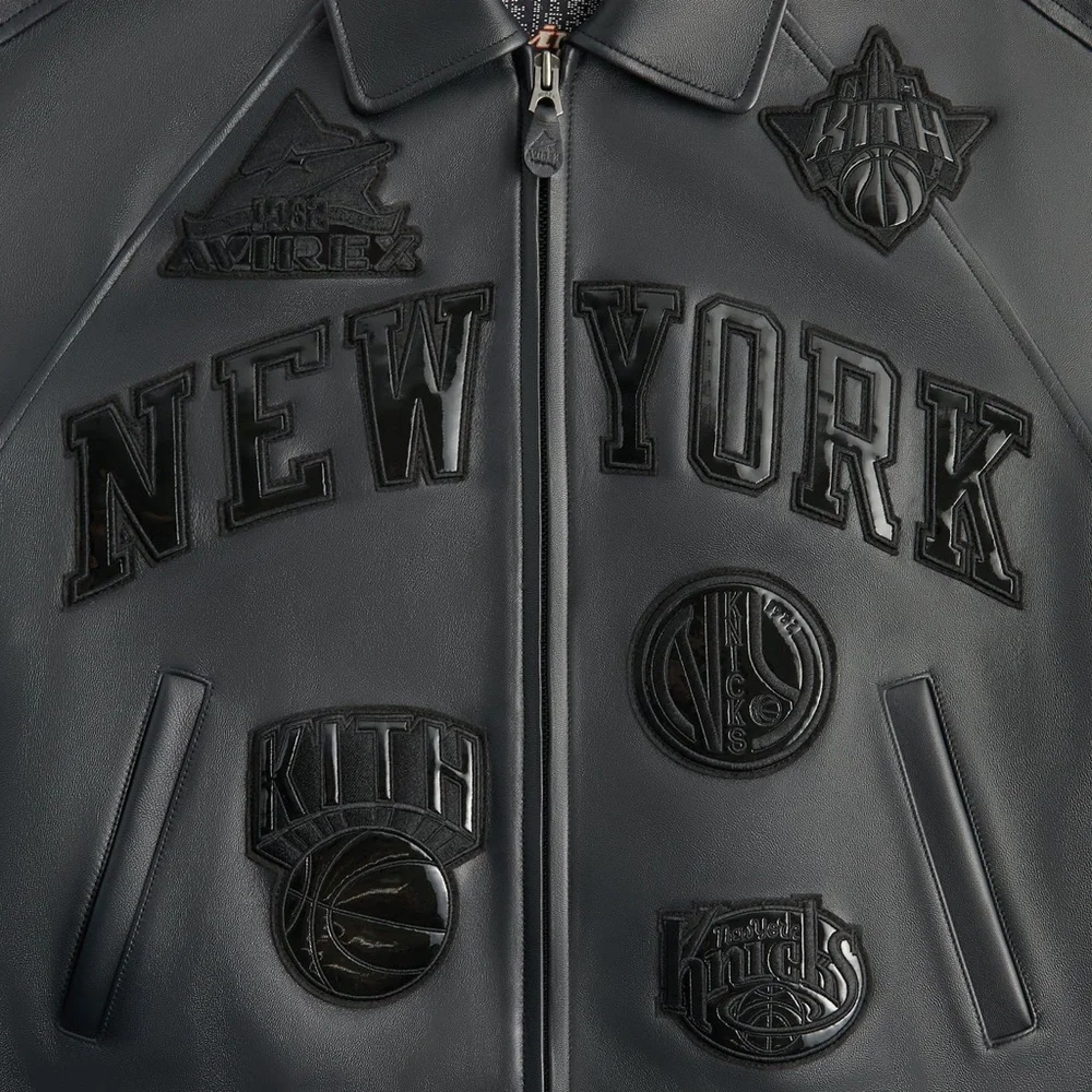 Kith & AVIREX for the New York Knicks Madison Square Garden Icon Jacket Sz Large - Picture 5 of 16
